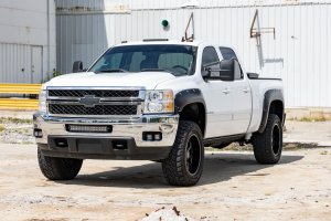 Chevrolet Silverado 2500 HD Fender Flares - Rough Country - Pocket - Graystone - '07-'14
